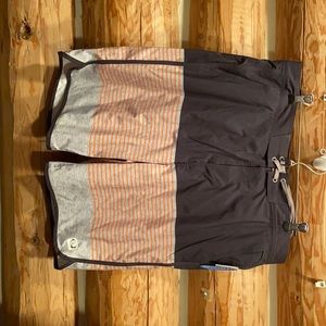 Swimsuit with stripes